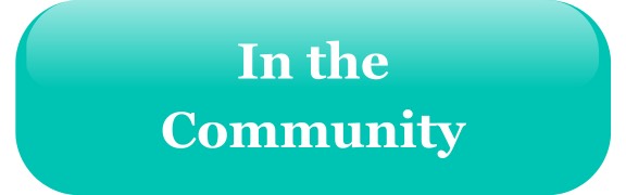 In the Community Teal Button